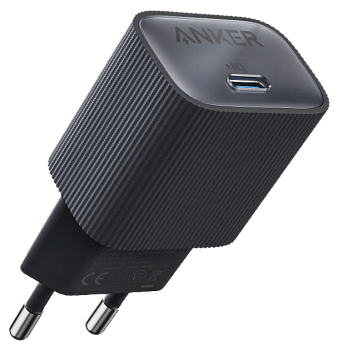 Мережевий зарядний пристрій Anker PowerPort 511 Nano IV - 30W USB-C Black