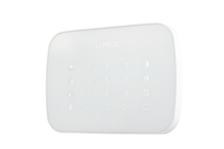 Бездротова сенсорна клавіатура U-Prox Keypad G4 White, 4 групи, бездротовий, білий - фото 11