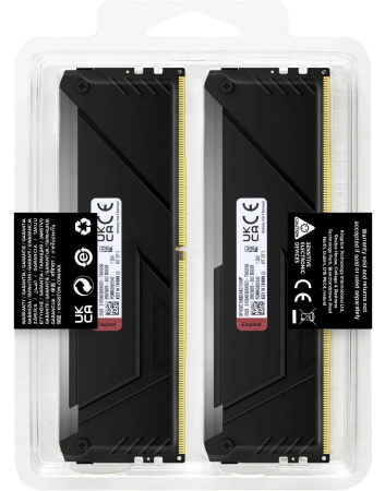 Пам'ять ПК Kingston DDR4 16GB KIT (8GBx2) 3200 FURY Beast RGB - фото 6