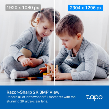 IP-Камера TP-LINK Tapo C210P2 3MP N300 microSD motion detection - фото 4 IP-Камера TP-LINK Tapo C210P2 3MP N300 microSD motion detection - фото 4