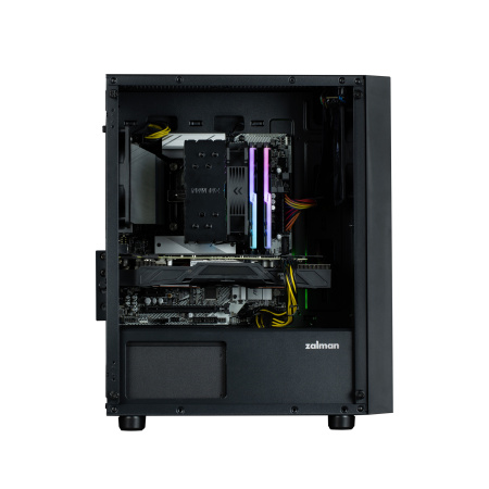 Корпус Zalman T3 Plus без БЖ, 1xUSB3.0, 2xUSB2.0, 2x120мм, VGA 290мм, ATX, чорний - фото 5
