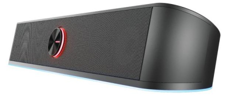 Trust Акустична система GXT 619 Thorne Саундбар, USB/AUX, RGB, чорний - фото 5