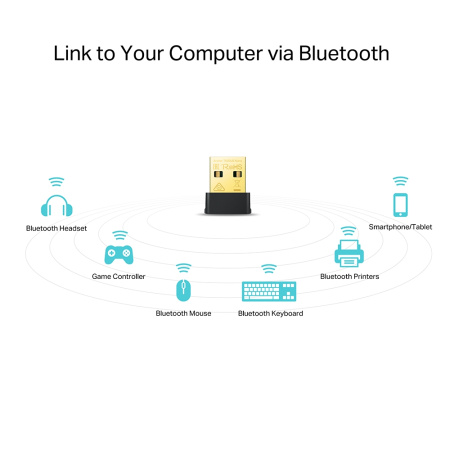 Адаптер WiFi TP-LINK Archer T600UB nano AC600, USB, BT4.2 - фото 3