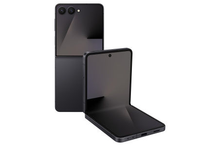 Смартфон Samsung Galaxy Flip 7 5G (F766) 6.9"/4.1"12/512ГБ, 1SIM, 4300мА•год, чорний глибокий - фото 1