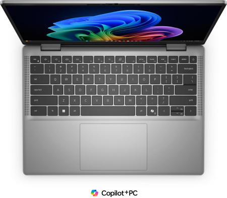 Dell Ноутбук Latitude 7455 14" QHD+ IPS Touch, Snapdragon X Elite X1E-80-100, 16GB, F512GB, Qualcomm Adreno, Win11P, сірий - фото 4