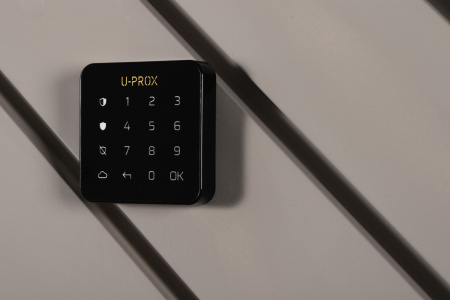 Бездротова сенсорна клавіатура U-Prox Keypad G1 Black, 1 група, бездротовий, чорний - фото 8