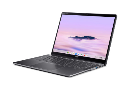 Acer Ноутбук Chromebook Plus Spin 514 CP514-4HN 14" WUXGA IPS Touch, Intel 5-120U, 8GB, F256GB, UMA, ChromeOS, сірий - фото 12