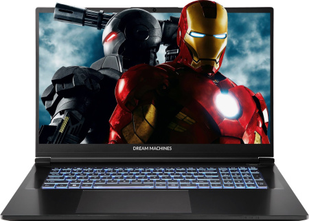 Ноутбук Dream Machines RG5060-17 17.3QHD IPS, Intel i9-14900HX, 32GB, F2TB, NVD5060-8, DOS, чорний - фото 1
