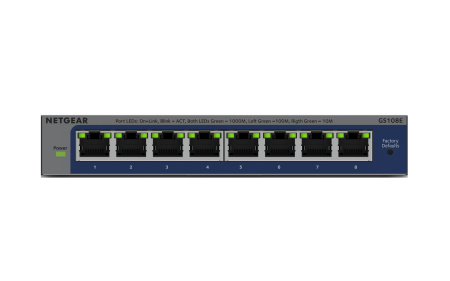 NETGEAR Комутатор GS108E 8xGE, WebSmart - фото 4