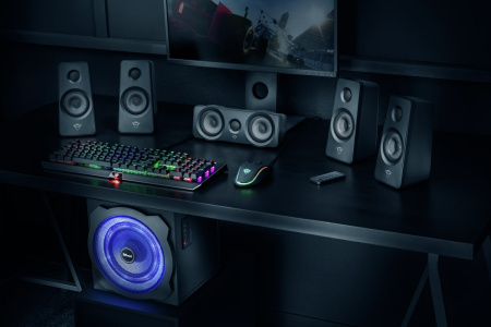 Акустична система Trust GXT 658 Tytan 5.1, 90Вт, AUX, чорний - фото 10