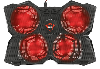 Підставка для ноутбука Trust GXT 278 Yozu, до 17.3", RED LED, чорний