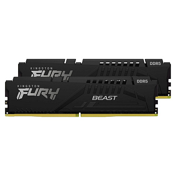 Kingston Пам'ять ПК DDR5 64GB KIT (32GBx2) 6000 FURY Beast EXPO