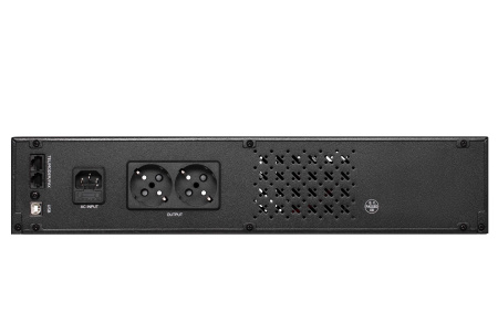 2E Джерело безперебійного живлення RE650, 650VA/360W, RM 2U, LCD, USB, 2xSchuko - фото 3