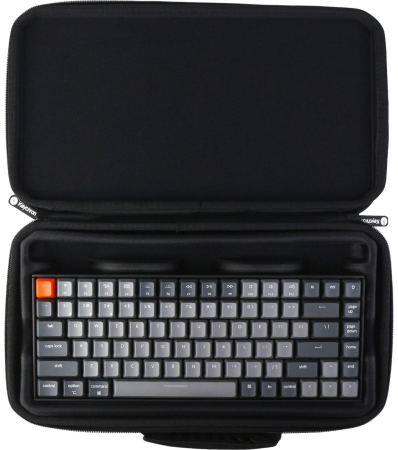 Keychron Чохол для клавіатури K2 for Plastic Version, чорний - фото 1 Keychron Чохол для клавіатури K2 for Plastic Version, чорний - фото 1