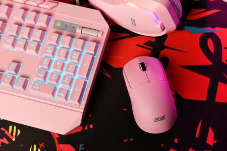 2E Gaming Миша MG355 WL, RGB, USB-A/WL, рожевий - фото 2