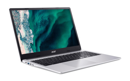 Ноутбук Acer Chromebook CB315-4HT 15" FHD IPS Touch, Intel C N4500, 8GB, F128GB, UMA, ChromeOS, сріблястий - фото 20