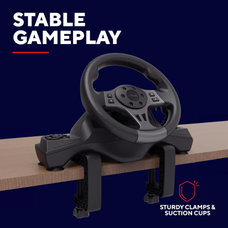Trust Кермо і педалі GXT 289 Movi, PC/PS4/PS3/Xbox/Nintendo Switch - фото 6