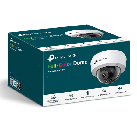 IP-Камера TP-LINK VIGI C240-4, PoE, 4Мп, 4  мм, H265+, IP66, Turret, кольорове нічне бачення, внутрішня - фото 11