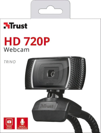 Trust Веб-камера Trino, HD, 30 fps, fixed focus, чорний - фото 9 Trust Веб-камера Trino, HD, 30 fps, fixed focus, чорний - фото 9