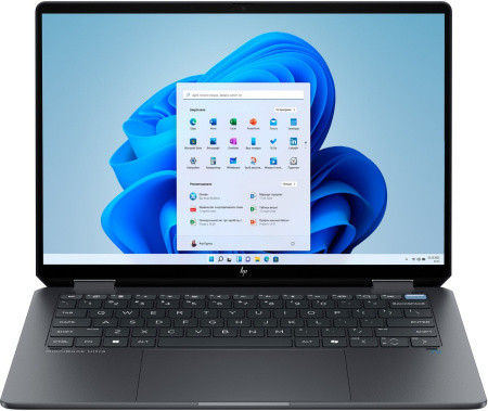 Ноутбук HP OmniBook Ultra Flip x360 14" 2.8K OLED Touch, Intel U5-226V, 16GB, F512GB, UMA, Win11, сірий - фото 1