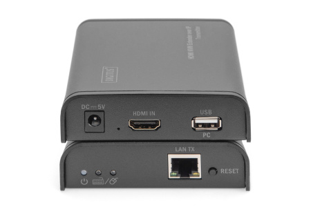 Digitus Подовжувач HDMI KVM по IP, комплект, Full HD, 1080p, через мережевий кабель (Cat 5, 5E, 6), 120м - фото 2