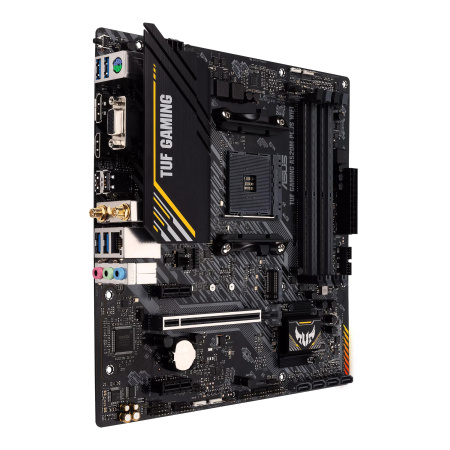 Материнcька плата ASUS TUF GAMING A520M-PLUS WIFI sAM4 A520 4xDDR4 HDMI DVI D-Sub Wi-Fi BT mATX - фото 2 Материнcька плата ASUS TUF GAMING A520M-PLUS WIFI sAM4 A520 4xDDR4 HDMI DVI D-Sub Wi-Fi BT mATX - фото 2