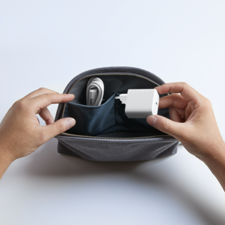 Мережевий зарядний пристрій Anker PowerPort - 20W USB-C + USB-C cable White - фото 2