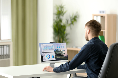 ASUS Комп'ютер персональний моноблок A3402WVAK-WPC0950 23.8" FHD AG, Intel 5-120U, 16GB, F512GB, UMA, WiFi, кл+м, без ОС, білий - фото 3