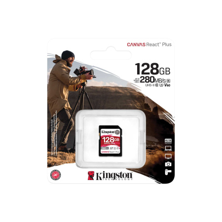 Карта пам'яті Kingston SD  128GB C10 UHS-II U3 R280/W100MB/s - фото 3