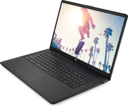 HP Ноутбук 17-cn4005ua 17.3" FHD IPS AG, Intel 5-120U, 16GB, F1024GB, UMA, DOS, чорний - фото 3