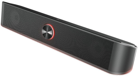 Trust Акустична система GXT 619 Thorne Саундбар, USB/AUX, RGB, чорний - фото 3