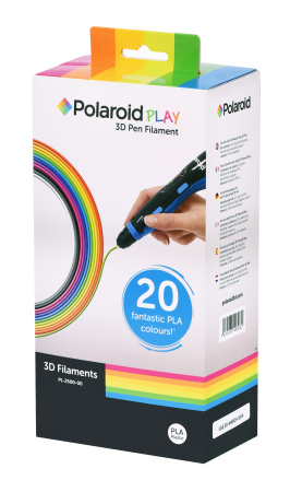 Картридж для 3D ручки Polaroid PLAY PLA, 1.75мм, нитка, 20шт, мікс - фото 1