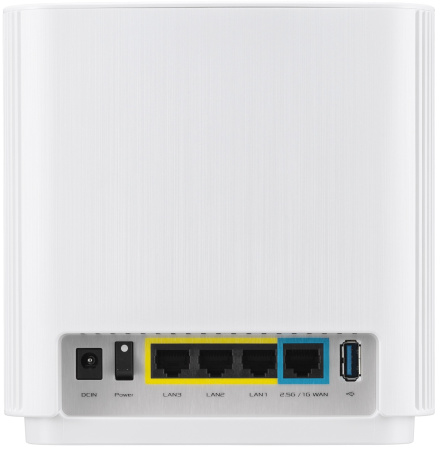 ASUS Маршрутизатор ZenWiFi XT9 1PK AX7800 3xGE LAN 1x2.5GE WAN 1xUSB 3.2 MU-MIMO OFDMA MESH white - фото 2