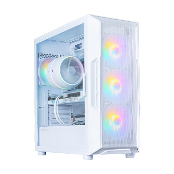 Корпус Zalman I3 Neo V2 без БЖ 2xUSB3.0, 1x Type C, 4x120мм RGB, VGA 400мм, LCS ready, TG Side Panel, ATX, білий