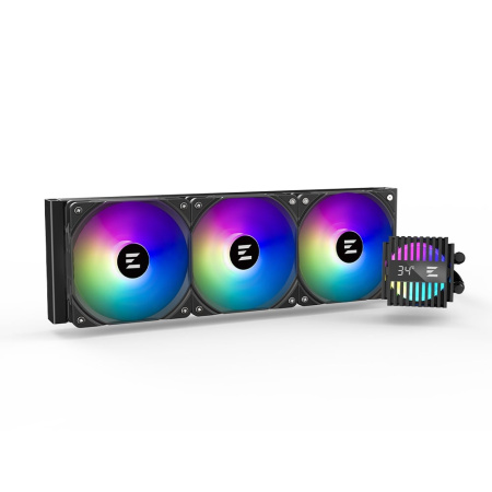 Система рідинного оxолодження  Zalman Alpha 2 A36 ARGB, LGA1700, 1200, 115x, AM5, AM4, TDP 360W, чорний - фото 2