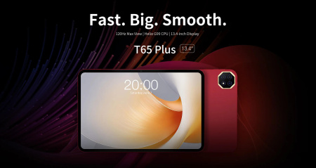 Планшет Teclast T65 Plus 13.4" 8ГБ, 256ГБ, LTE, 10000мА•год, Android, червоний - фото 2