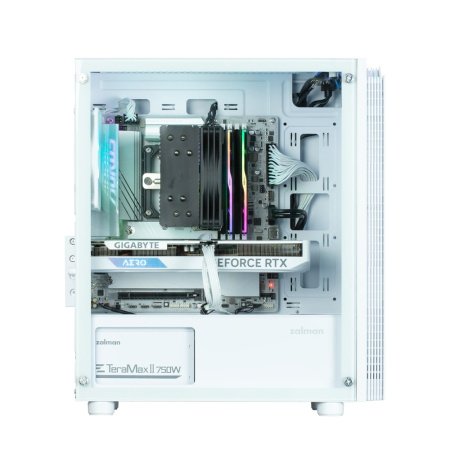 Zalman КорпусT4 Plus без БЖ, 2xUSB3.0, 1xUSB2.0, 1x120мм ARGB, VGA 3200мм, TG Side Panel, mATX, білий - фото 7 Zalman КорпусT4 Plus без БЖ, 2xUSB3.0, 1xUSB2.0, 1x120мм ARGB, VGA 3200мм, TG Side Panel, mATX, білий - фото 7
