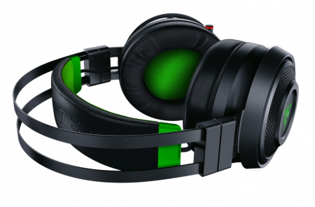 Razer Гарнітура Nari Ultimate for Xbox One, WL, чорно-зелений - фото 6