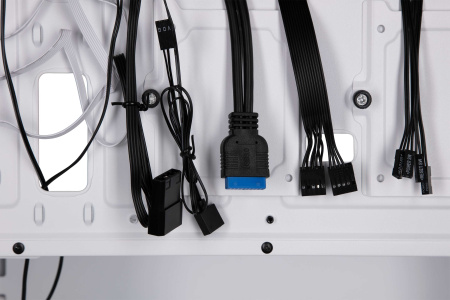 Корпус 2E GAMING Virtus Neo G3301NW без БЖ 2xUSB3.0, 1xUSB2.0, 3x140мм ARGB, 1x120мм ARGB, VGA 340мм, LCS ready, контролер з пультом, TG Side Panel, ATX, білий - фото 21