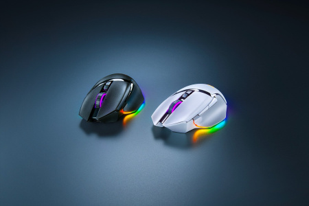 Миша Razer Basilisk V3 Pro, RGB, USB-A/WL/BT, білий - фото 5 Миша Razer Basilisk V3 Pro, RGB, USB-A/WL/BT, білий - фото 5