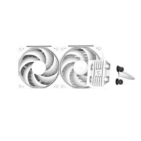 Система рідинного оxолодження  Zalman Alpha 2SE A24 ARGB, LGA1851, 1700, 1200, 115x, AM5, AM4, TDP 320W, білий - фото 3