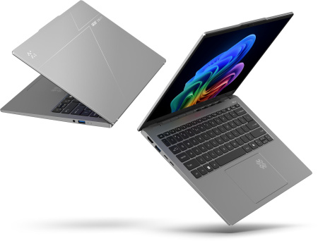 Ноутбук Acer Swift Go 14 SFG14-64 14" WUXGA OLED, AMD R5-340, 16GB, F512GB, UMA, Win11, сріблястий - фото 12
