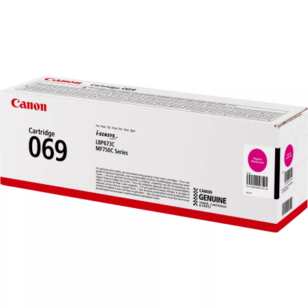 Картридж Canon 069 MF752Cdw/MF754Cdw/LBP673Cdw Magenta (1900 стор) - фото 2