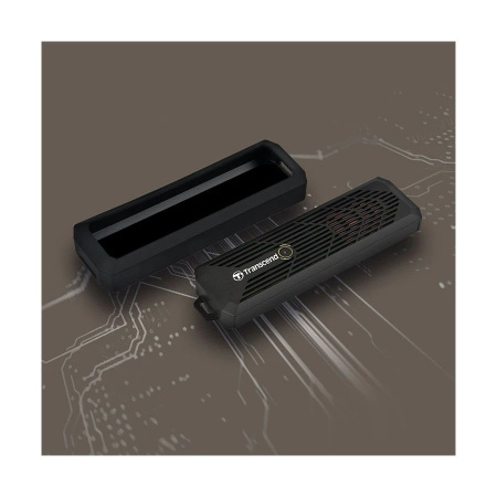 Портативний корпус Transcend для SSD Enclosure Kit M.2 PCIe/M.2 SATA 2230/2242/2260/2280 USB USB Type-A + Type-C Чёрный - фото 6