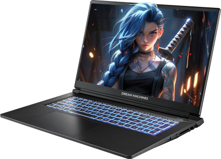 Ноутбук Dream Machines RG5050-17 17.3FHD IPS, Intel i9-14900HX, 16GB, F1TB, NVD5050-8, DOS, чорний - фото 3