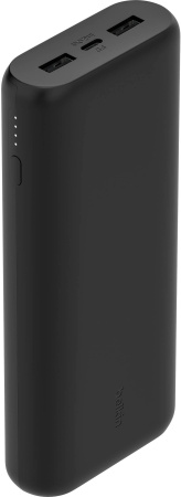 Belkin Акумулятор портативний літій-іонний Power Bank 20000мА·год, 20Вт, 2хUSB-A/USB-C, чорний - фото 2