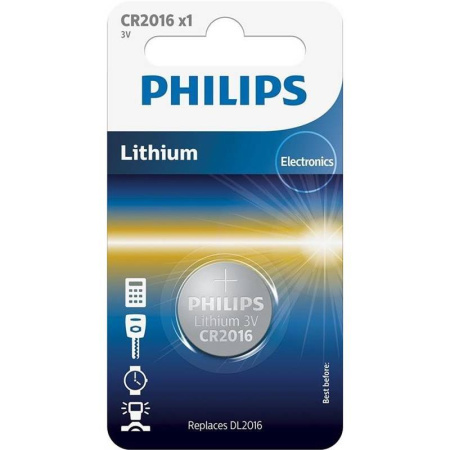 Батарейка Philips Lithium CR 2016 BL 1шт - фото 1