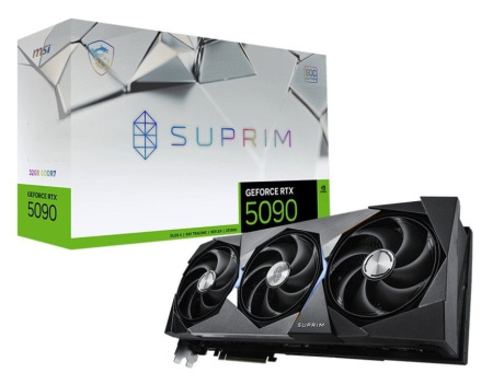 Відеокарта MSI GeForce RTX 5090 32GB GDDR7 SUPRIM SOC - фото 6 Відеокарта MSI GeForce RTX 5090 32GB GDDR7 SUPRIM SOC - фото 6