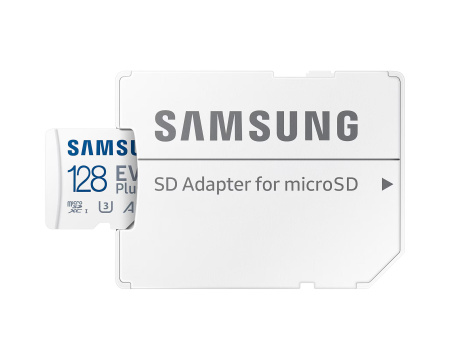Карта пам'яті Samsung microSD 128GB C10 UHS-I  R130MB/s Evo Plus + SD - фото 4