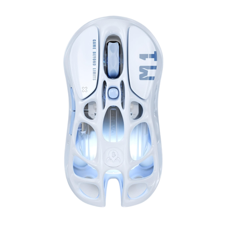 Миша GravaStar Mercury M1 Pro, magnesium alloy body, BT/WL/USB-A, RGB, Ice Blue - фото 1